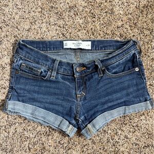 Abercrombie & Fitch Low Rise Denim Shorts